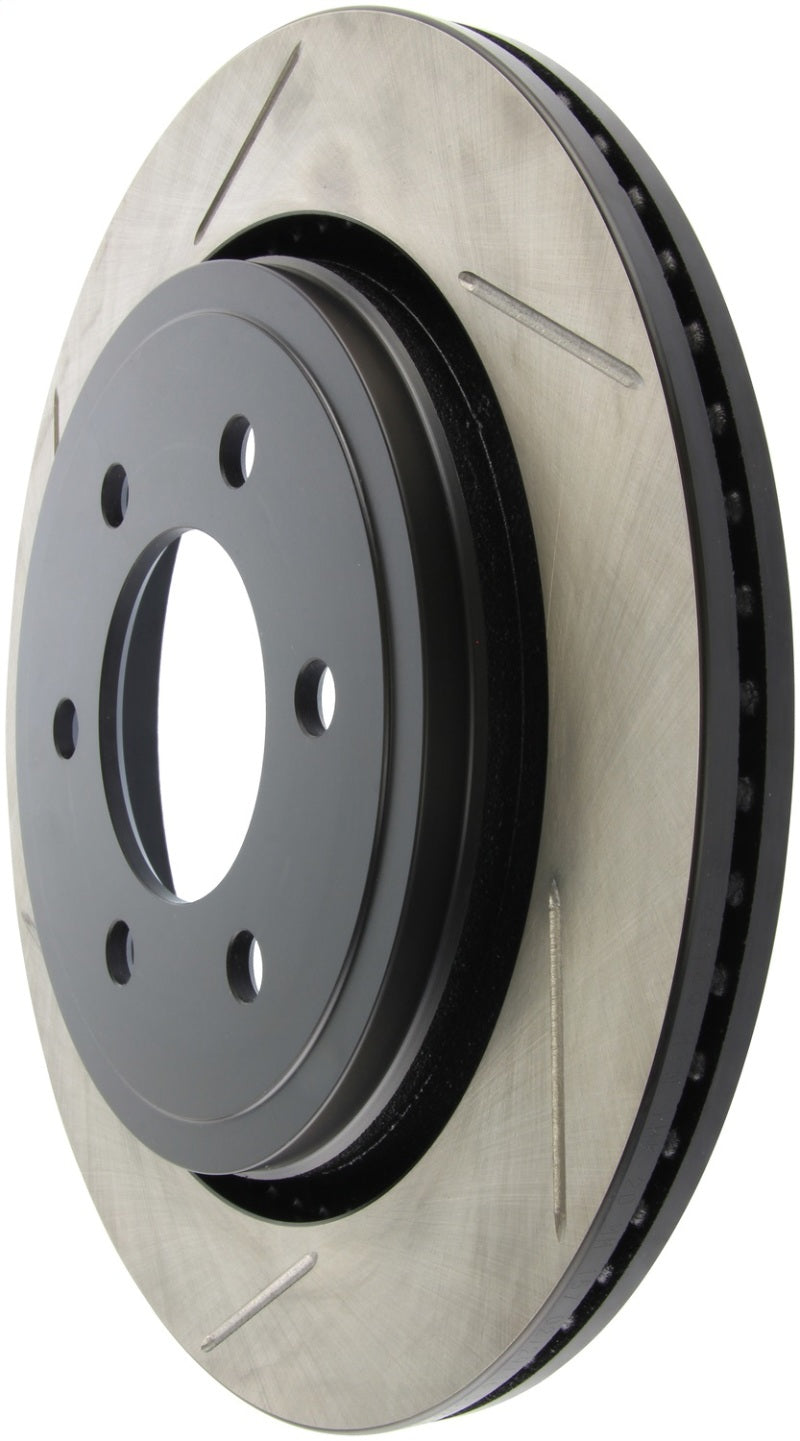 StopTech 15-17 Ford F-150 (w/Electric Parking Brake ONLY) Rear Right Sport Slotted Rotor - 126.65149SR