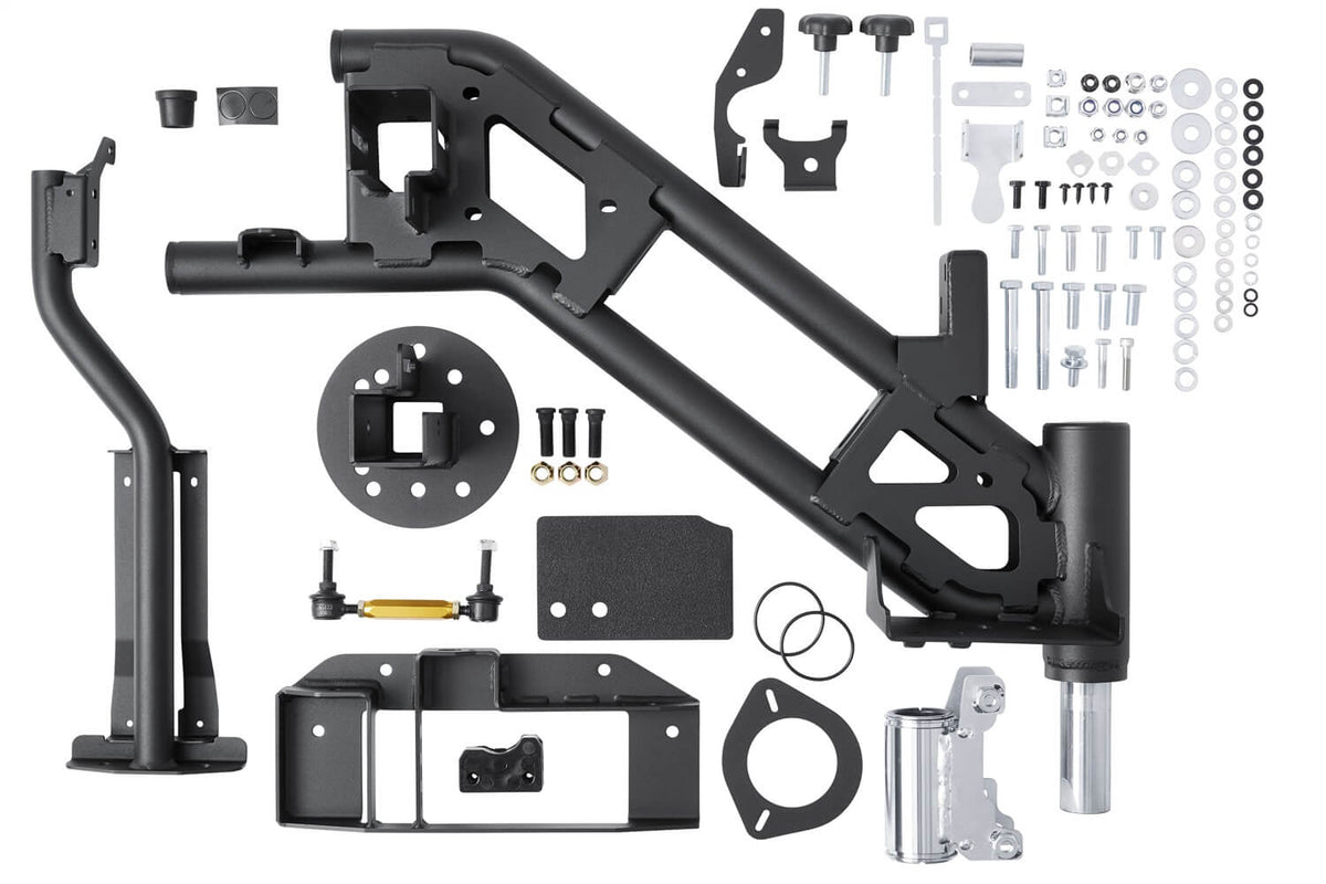 ARB W/T/Carrier Suit 5650360/370 Jk - 5750320 for 2007-2018 Jeep Wrangler - front view