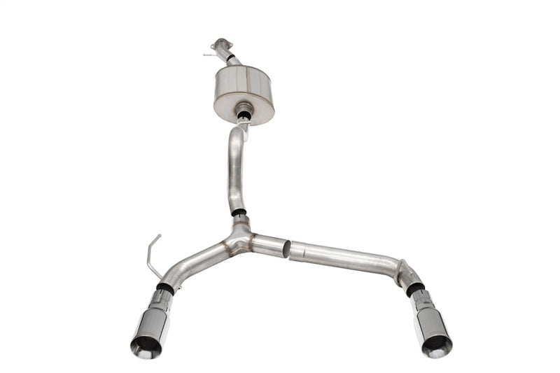 Corsa 21-24 Ford Bronco 2.7L 2-Door 2.75in Cat-Back Dual Rear Exhaust w/4in Straight-Cut Polish Tips - 21208