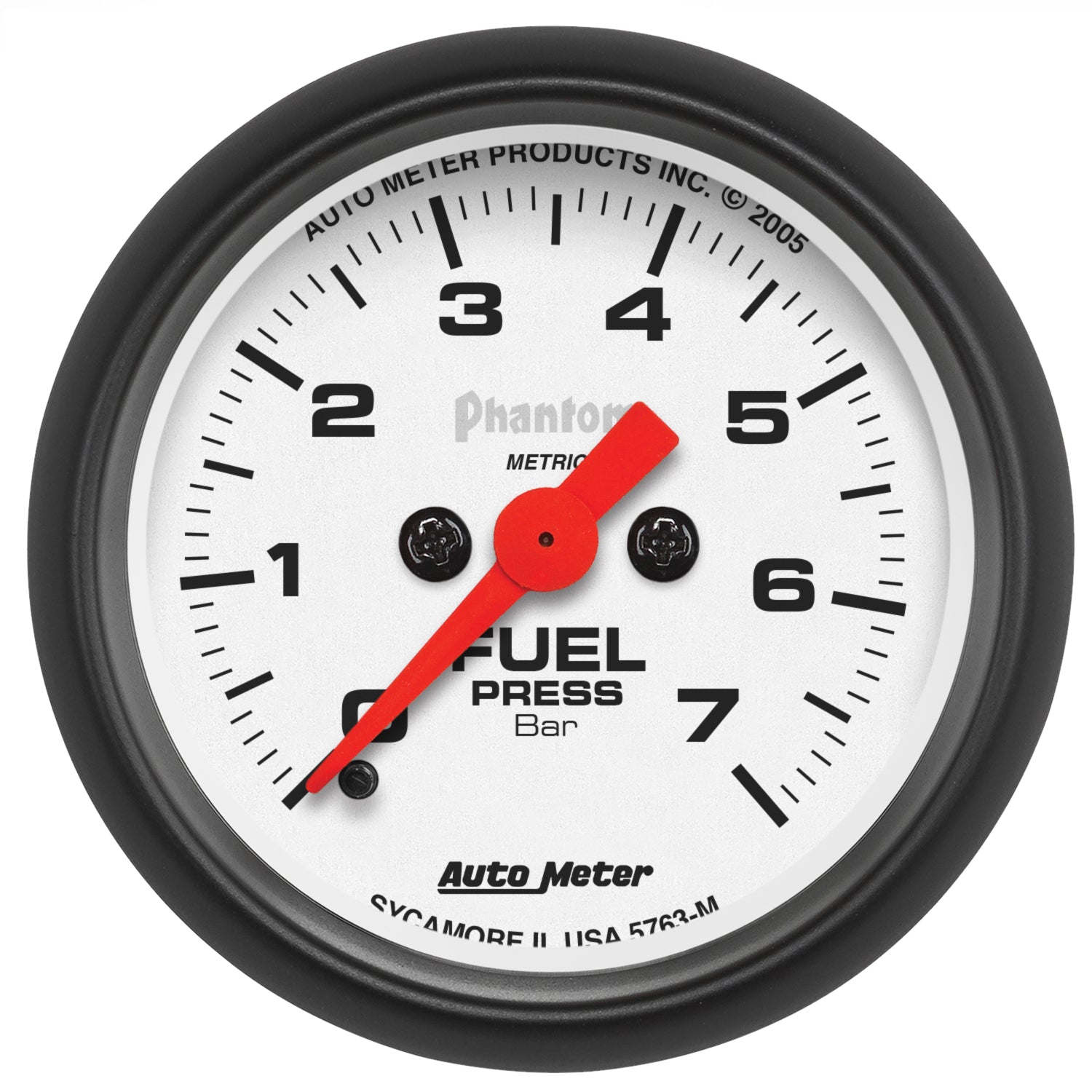 AutoMeter Gauge Fuel Pressure 2-1/16in. 7Bar Digital Stepper Motor Phantom - 5763-M