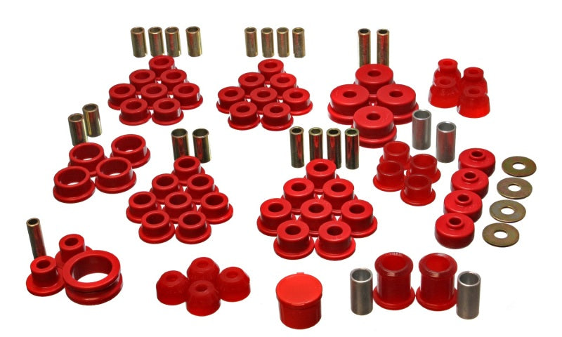 Energy Suspension 84-95 Chevrolet Corvette Red Hyper-flex Master Bushing Set - 3.18122R
