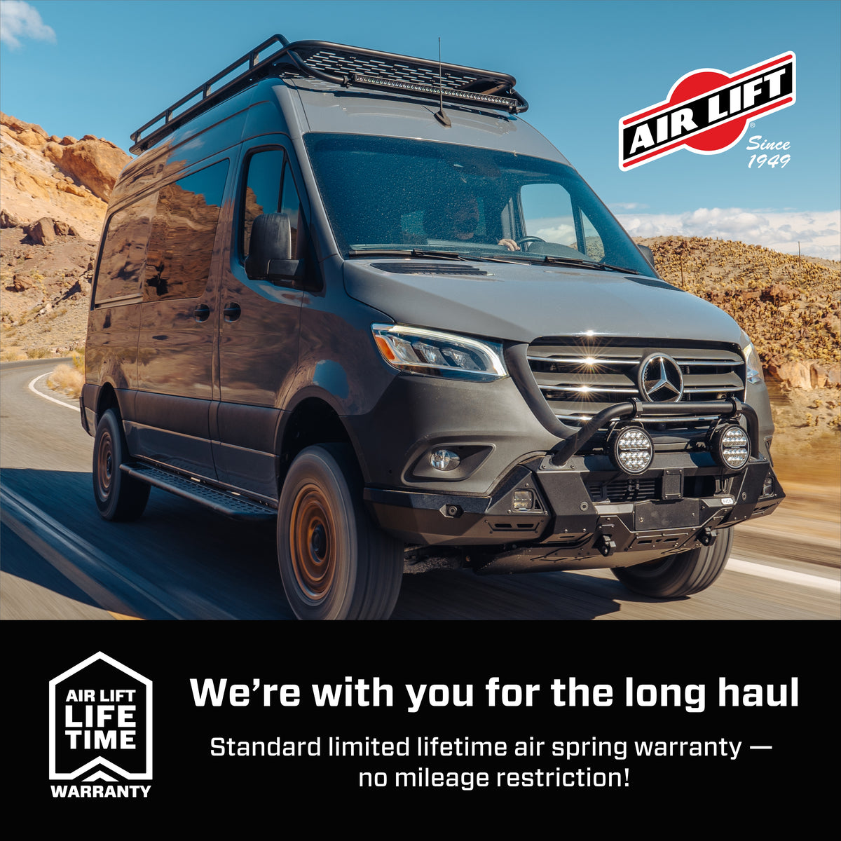 Air Lift 19-24 Mercedes Sprinter Loadlifter 5000 Air Spring Kit - 57801