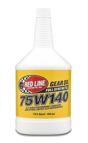 Red Line 75W140 Gear Oil Synthetic GL-5 Differential Gear Oil 1 Quart
