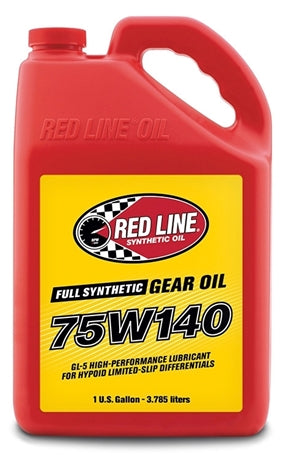 Red Line 75W140 Gear Oil Synthetic GL-5 Differential Gear Oil 1 Gallon