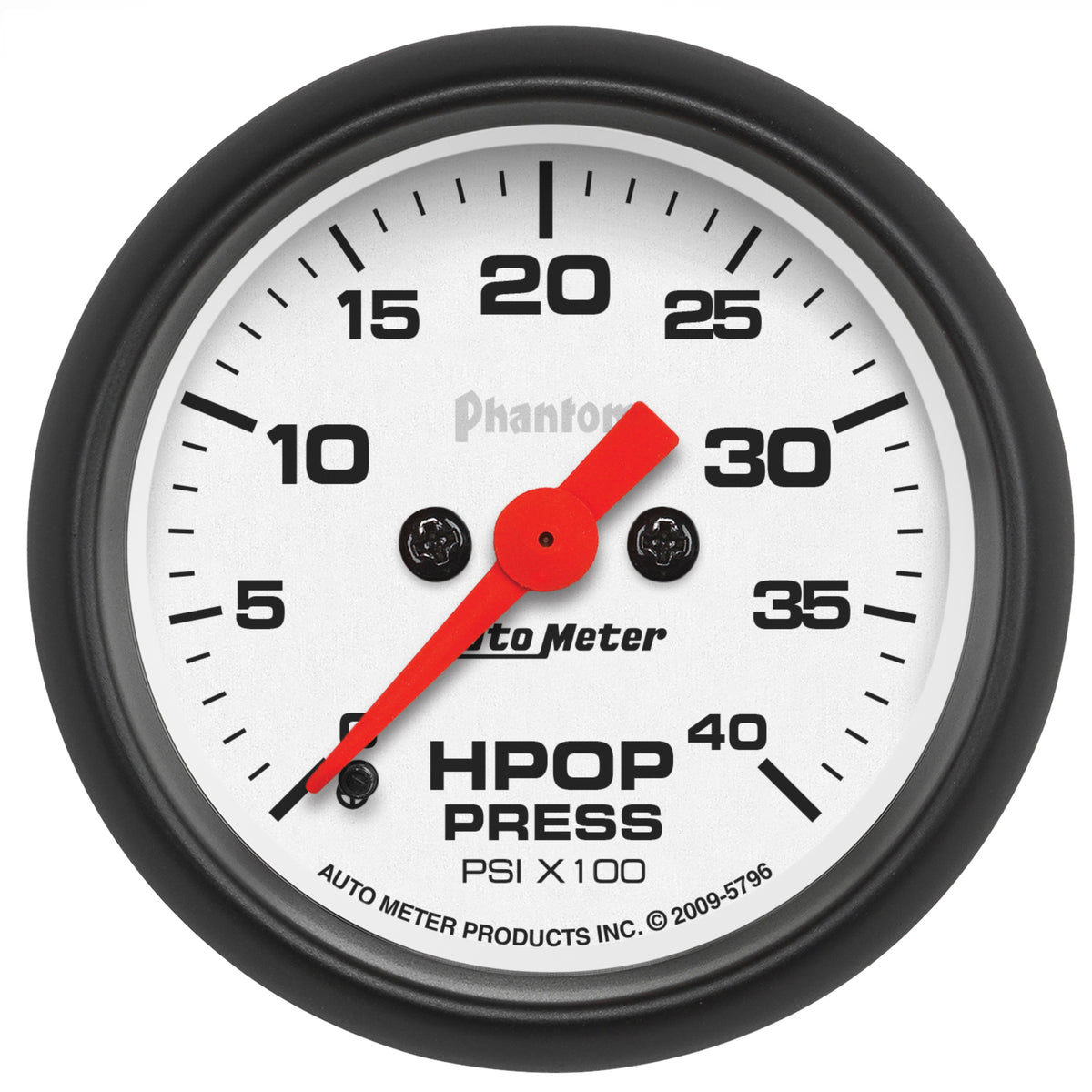 Autometer Digital Stepper Motor 0-4000 PSI HPOP Pressure Phantom Gauge - 5796