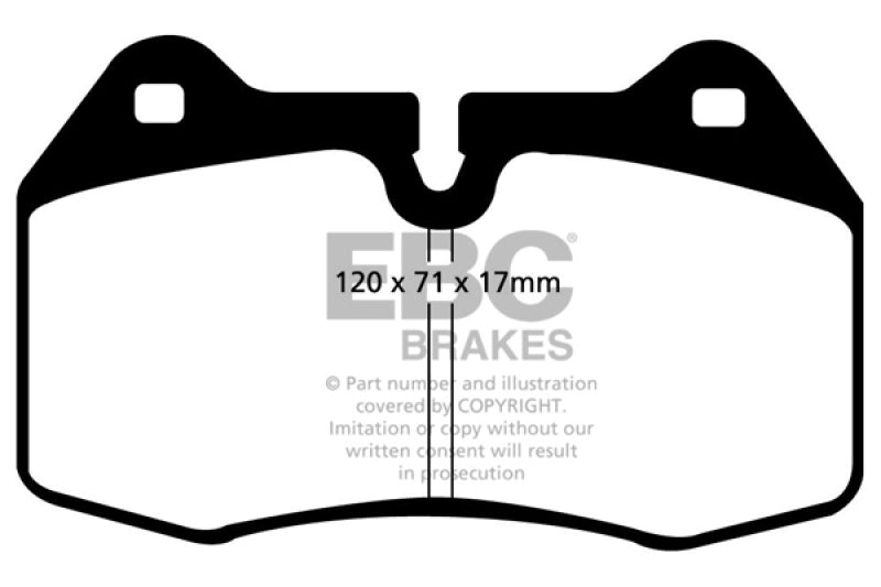 EBC 94-99 BMW M5 3.8 (E34) Redstuff Front Brake Pads - DP31032C