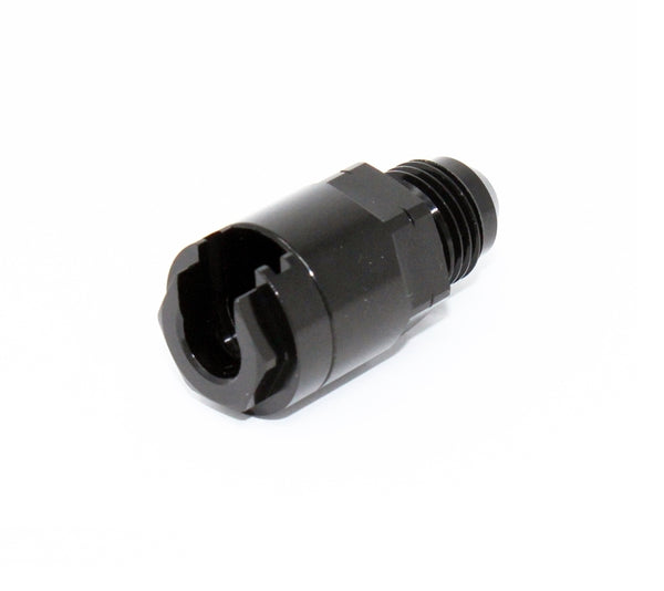 Torque Solution Locking Quick Disconnect Adapter Fitting: 3/8in SAE to -6AN Male Flare - TS-FTG-003 by Torque Solution - fron