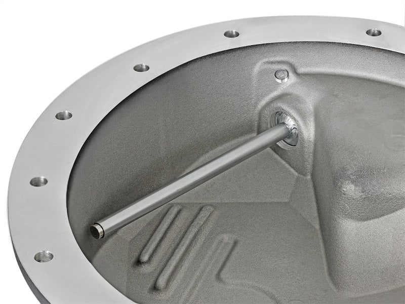 aFe Power Pro Series Rear Differential Cover Black w/Machined Fins 16-17 Nissan Titan XD(AAM 9.5-14) - 46-70362