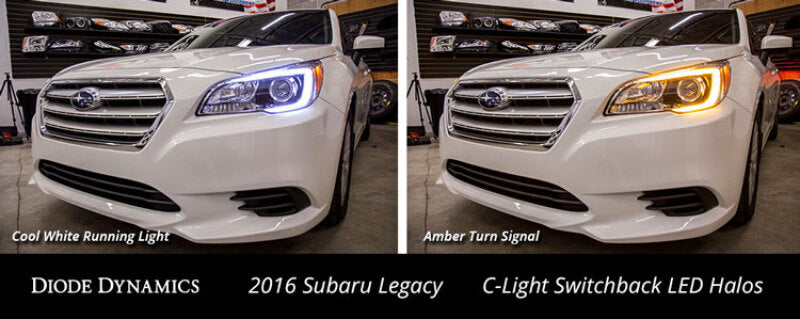 Diode Dynamics 15-17 Subaru Legacy/Outback C-Light Switchback LED Halos - DD2220