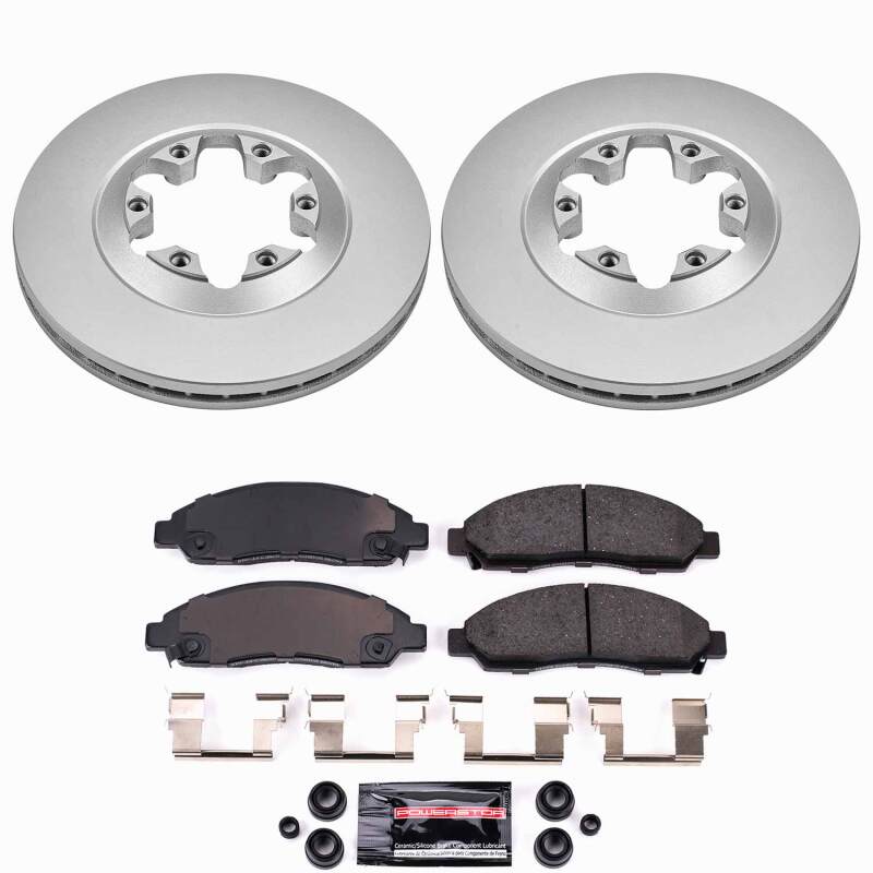Power Stop 04-08 Chevrolet Colorado Front Z23 Coated Brake Kit - CPK2066-23