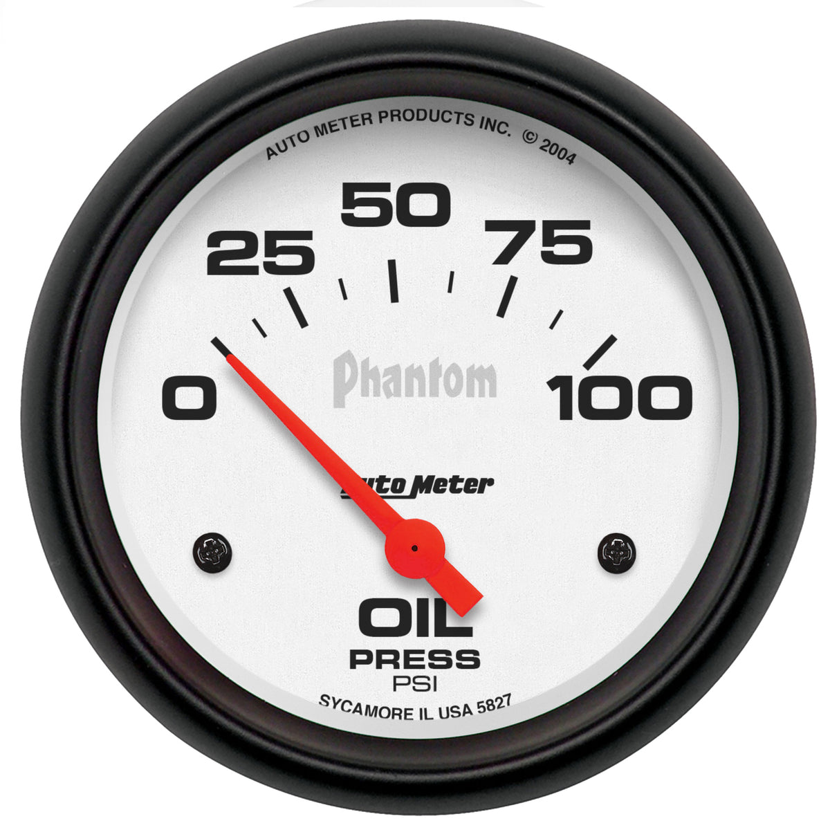 Autometer Phantom 66.7mm 0-100 PSI SSE Oil Pressure Gauge - 5827