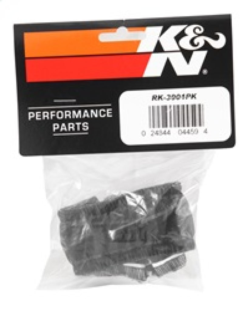 K&amp;N Air Filter Wrap Black Round Height 2.5 in ID 7.5in - RK-3901PK