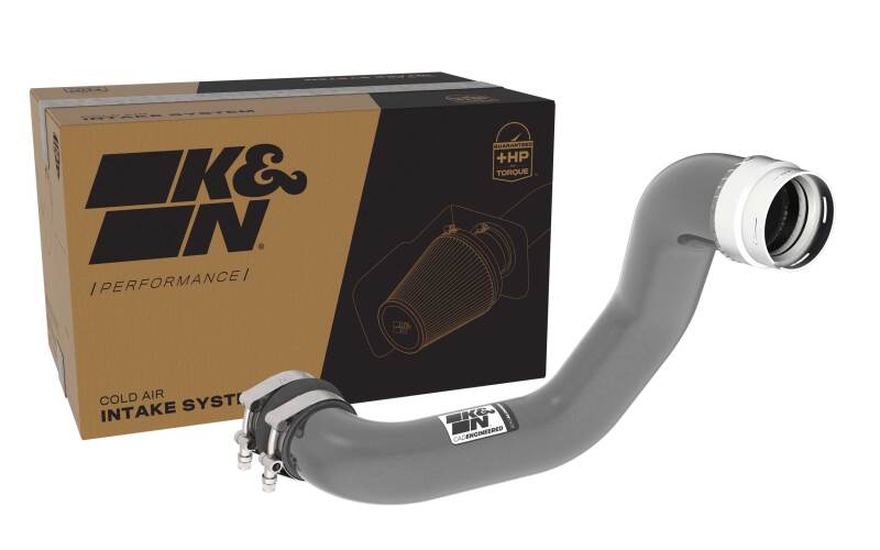 K&amp;N 23-24 GM Colorado/Canyon 2.7L L4 Charge Pipe - Aluminum Tube - Gunmetal Gray - 77-1021KC