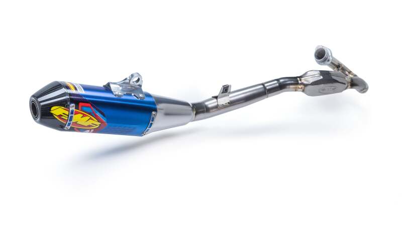FMF Racing 25-26 Honda CRF250R/RX FACTORY 4.1 ANO TI RCT Slip-On Muffler Carbon Cap w/ TI MGBMB HDR - 041621 - front view