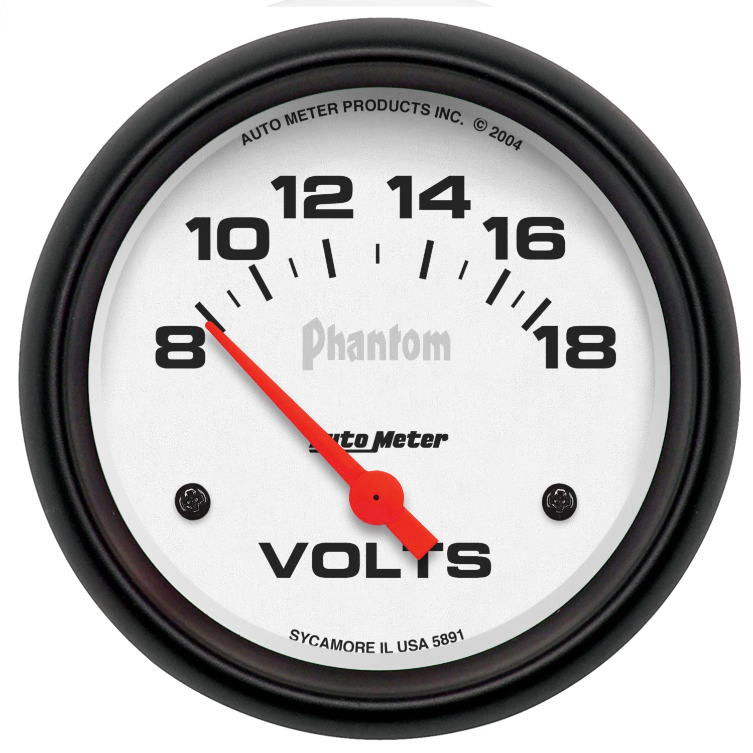 Autometer Phantom 2-5/8in 8-18V SSE Voltmeter - 5891