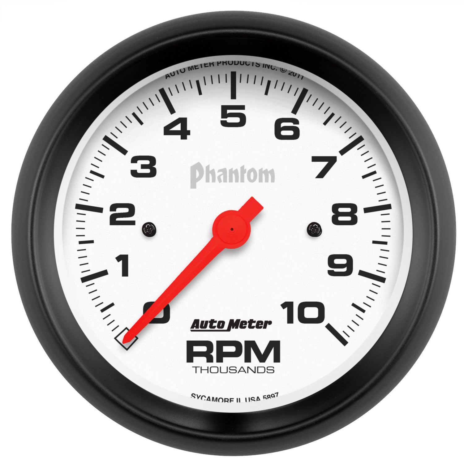 Autometer Phantom 3-3/8in 10000 PRM In-Dash Single Range Tachometer - 5897