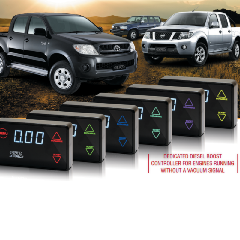 GFB D-FORCE Diesel Electronic Boost Controller w/ EGT Sensor (Non VNT Turbos) - 3007 by Go Fast Bits - installed view