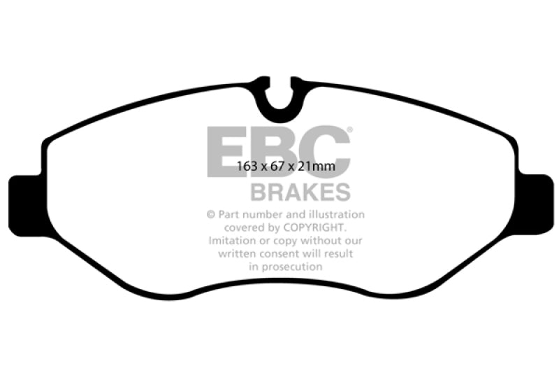 EBC 07+ Dodge Sprinter 2500 Ultimax2 Front Brake Pads - UD1316