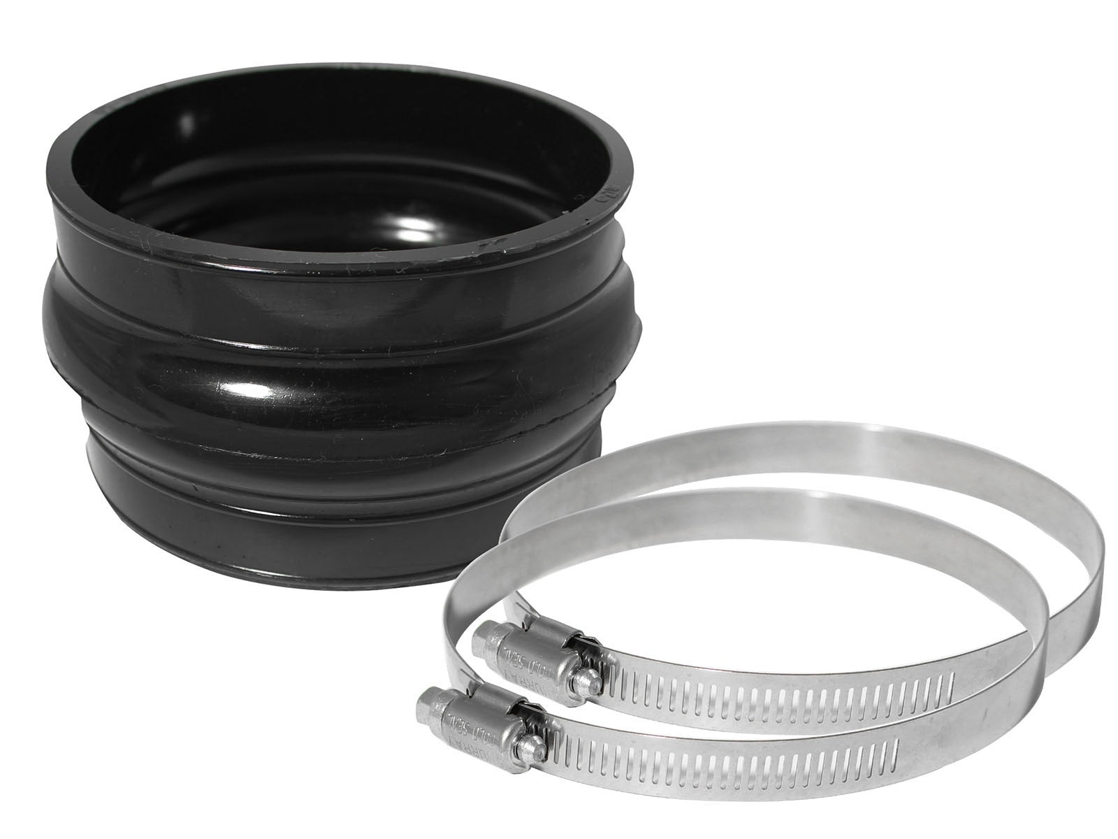 afe Magnum FORCE Intake Coupling Kit (4-1/2 IN ID x 3 IN L) Straight Coupler w/ Hump - Black - 59-00023