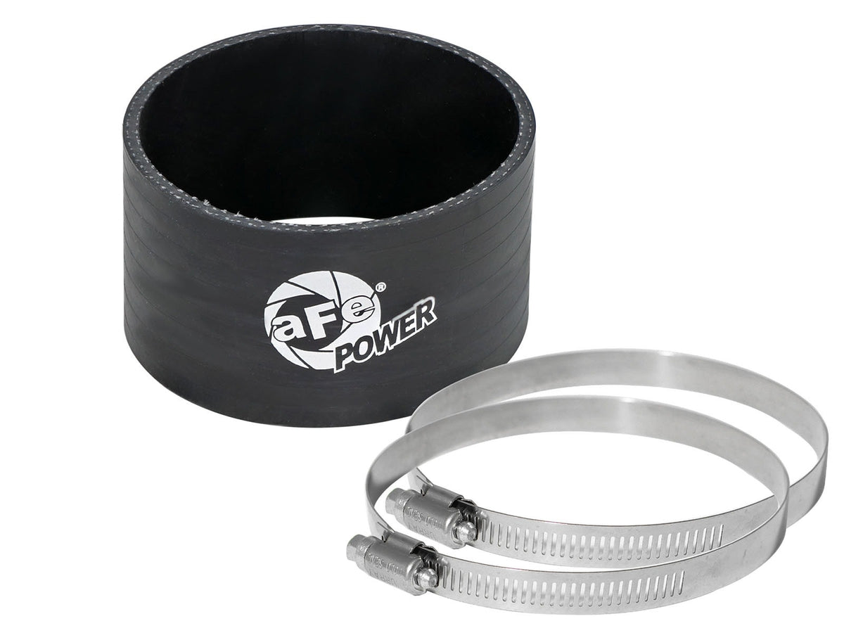aFe Magnum FORCE CAI Univ. (3-1/2in ID x 2in L) Straight Coupler - Black - 59-00035