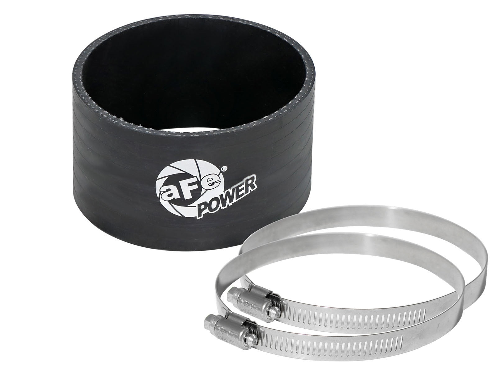 aFe Magnum FORCE CAI Univ. (3-1/2in ID x 2in L) Straight Coupler - Black - 59-00035