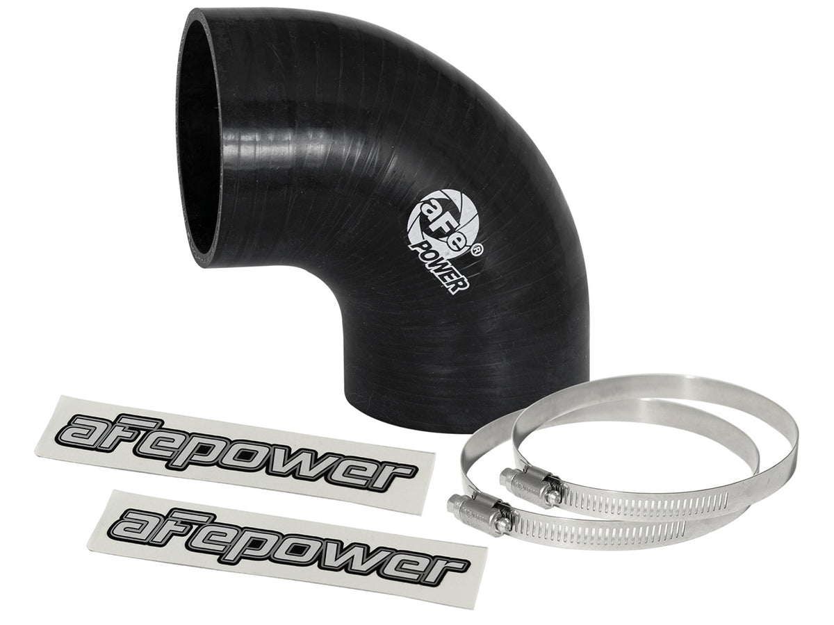 afe Magnum FORCE Intake Coupling Kit (3 IN ID x 90-Deg.) Elbow Coupler - Black - 59-00064