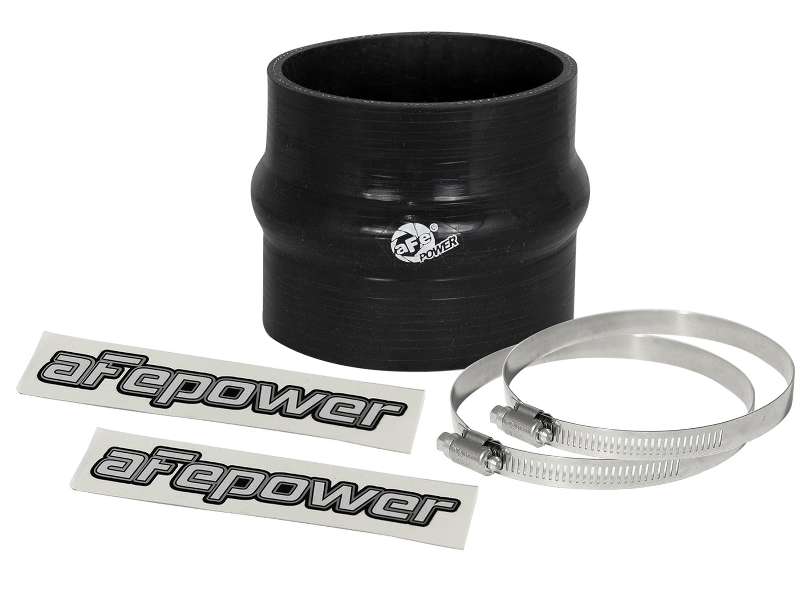 afe Magnum FORCE Intake Coupling Kit (3-1/4IN ID to 3-1/8IN ID x 3IN L)Straight Coupler w Hump Black - 59-00066
