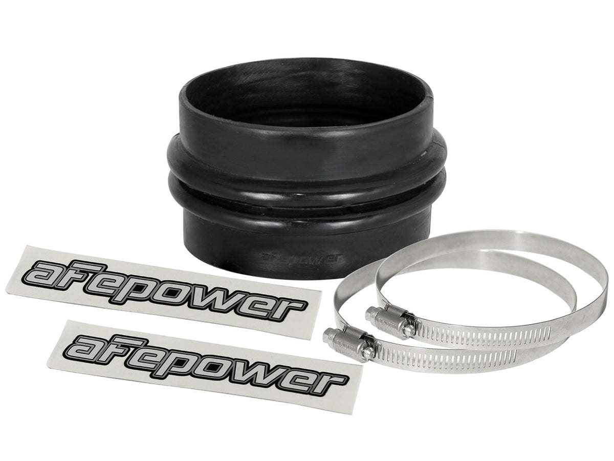 afe Magnum FORCE Intake Coupling Kit (3-3/4 IN ID x 2-1/2 IN L) Straight Bellow-Coupler - Black - 59-00084