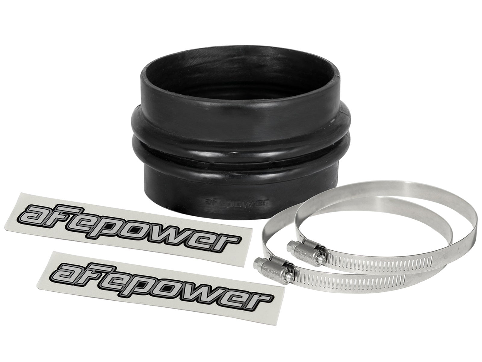 afe Magnum FORCE Intake Coupling Kit (3-3/4 IN ID x 2-1/2 IN L) Straight Bellow-Coupler - Black - 59-00084