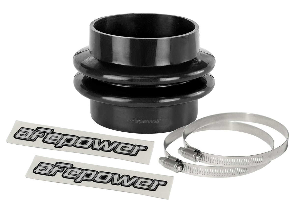 afe Magnum FORCE Intake Coupling Kit (3-1/4 IN ID x 3 IN L) Straight Bellow-Coupler - Black - 59-00099