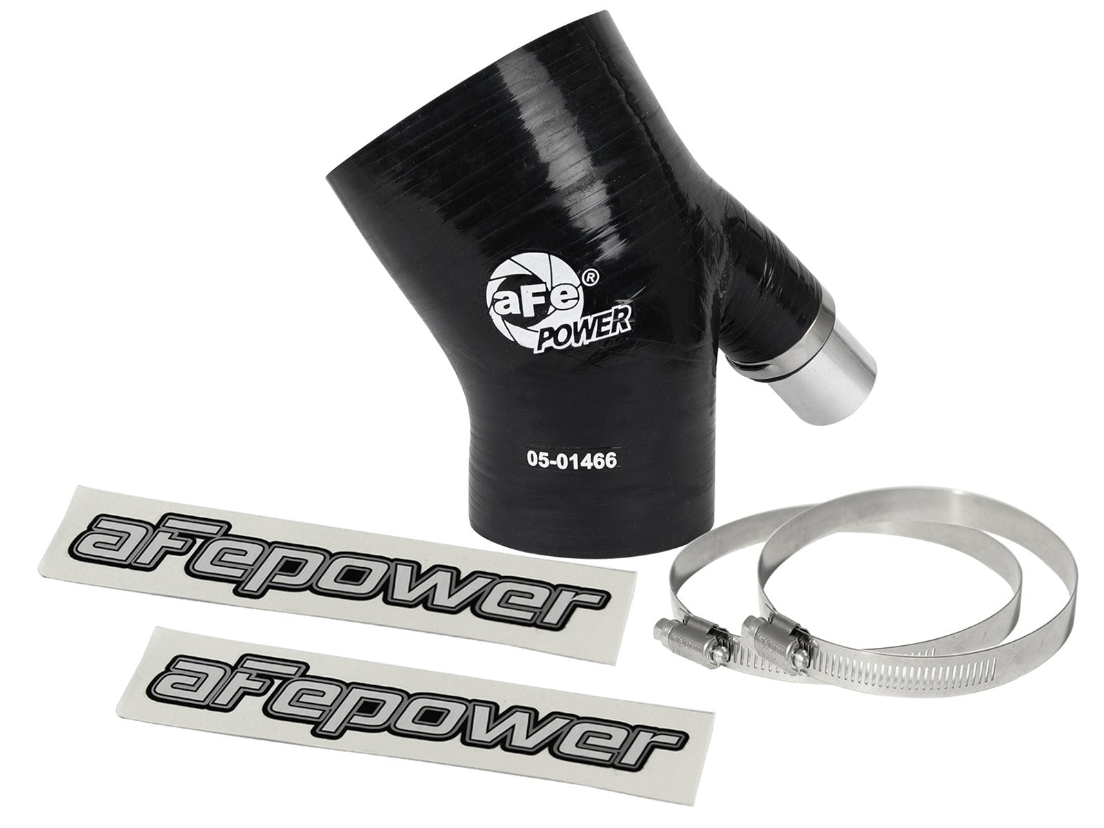 aFe MagnumFORCE Coupling Kit 3in ID x 2/14in x 35deg Elbow Reducing Coupler w. Vent - Black - 59-00107