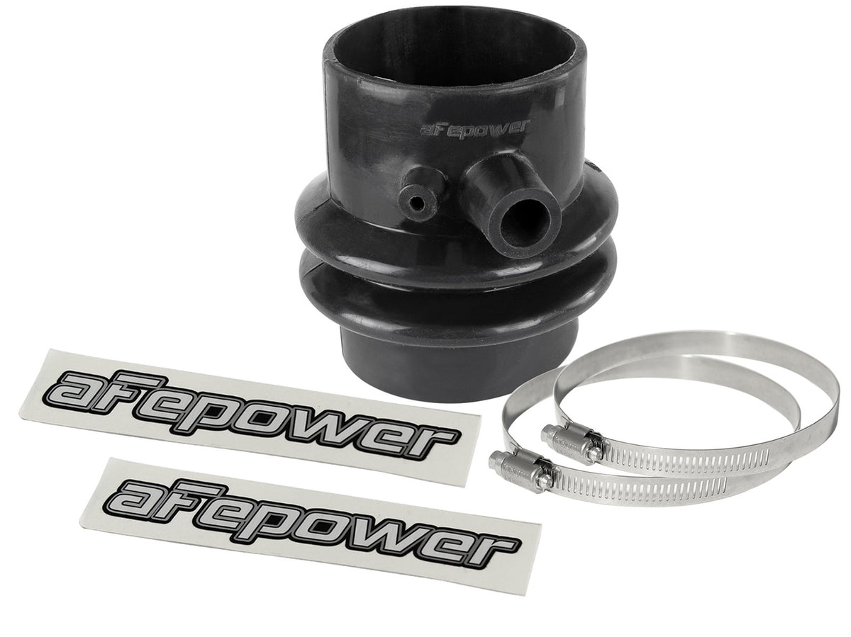 afe Magnum FORCE Intake Coupling Kit (3-1/4 IN ID x 4-1/2 IN L) Straight Bellow-Coupler - Black - 59-00110