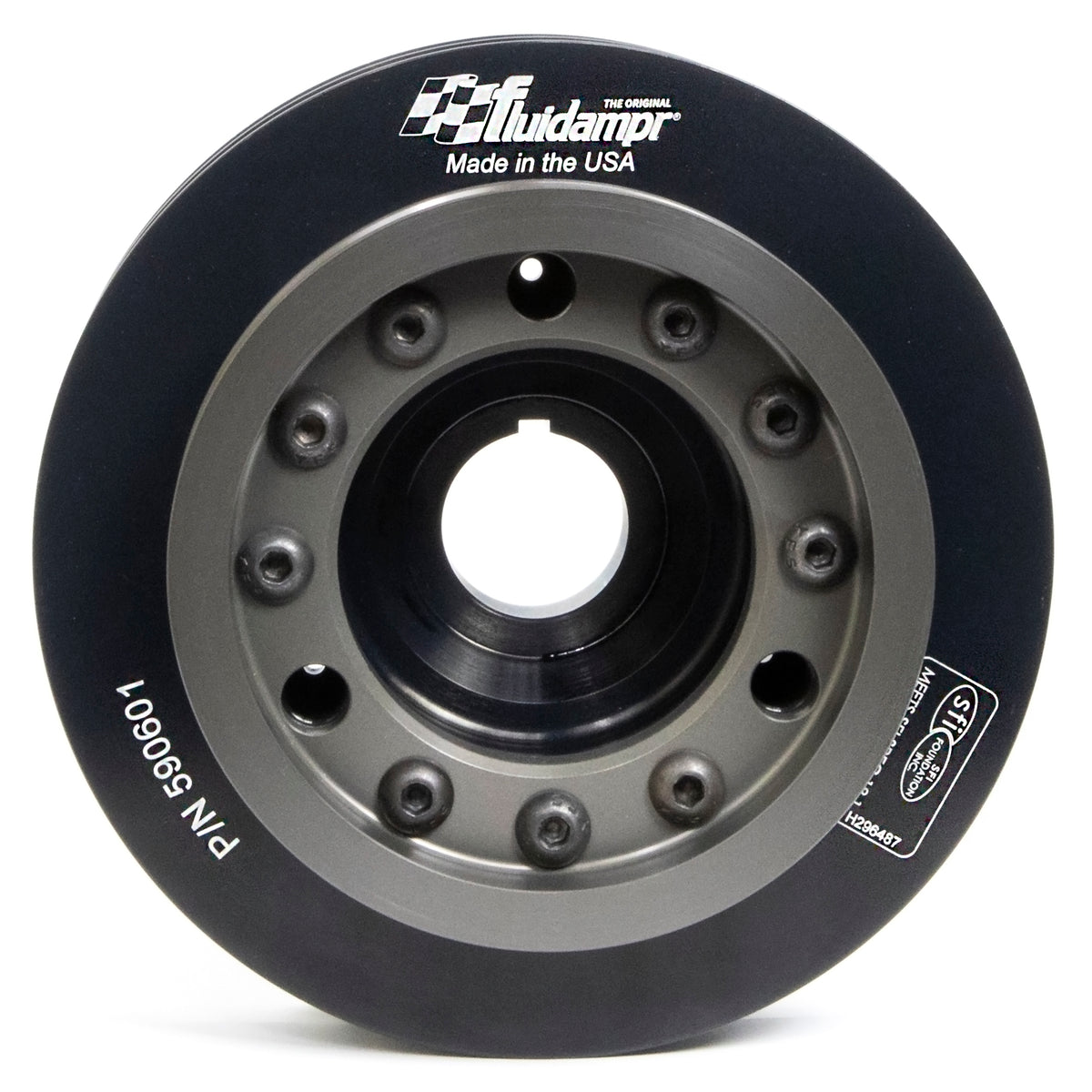 Fluidampr Honda All B Series PS Air / Alt Pulley Steel Internally Balanced Damper - 590601