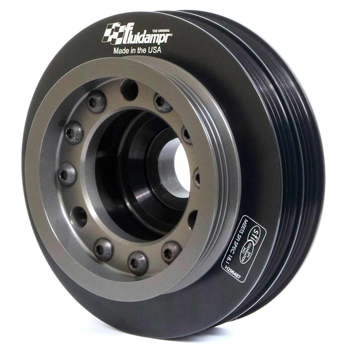 Fluidampr Honda All B Series PS Air / Alt Pulley Steel Internally Balanced Damper - 590601