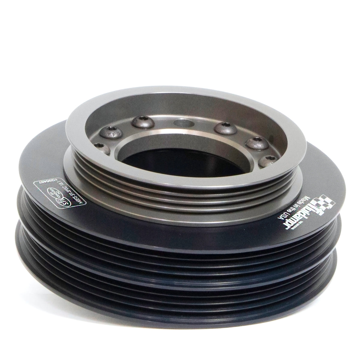 Fluidampr Honda All B Series PS Air / Alt Pulley Steel Internally Balanced Damper - 590601