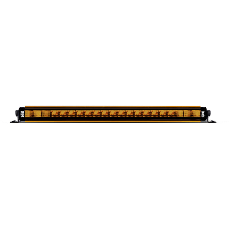 Borne Off-Road Light Bar Cover Single Row 20in Amber - BNLT-COV-SS20YL