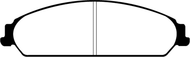 EBC 13-14 Chrysler 200 3.6 Yellowstuff Front Brake Pads - DP41724R