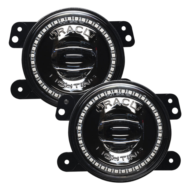 Oracle Jeep Wrangler JK/JL/JT High Performance W LED Fog Lights - ColorSHIFT - Dynamic SEE WARRANTY - 5846-332