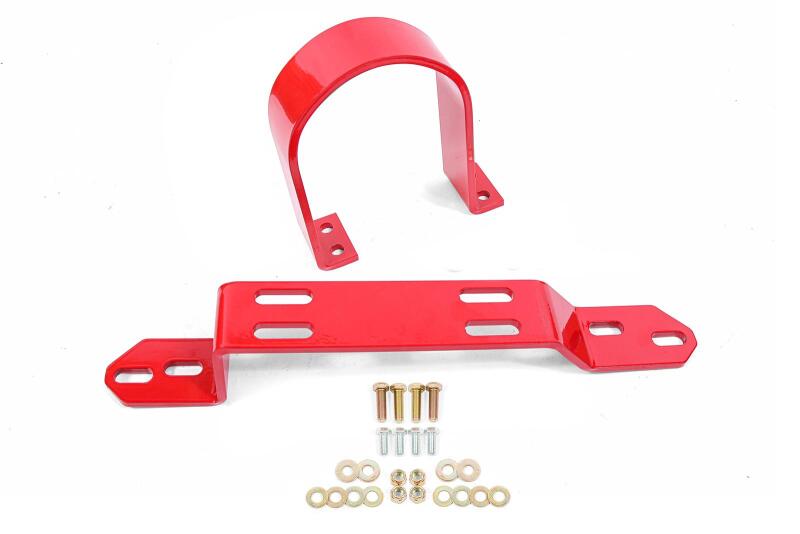 BMR 83-87 GM G-Body Driveshaft Safety Loop Front - Red - DSL460R for 1983-1987 Chevrolet El Camino