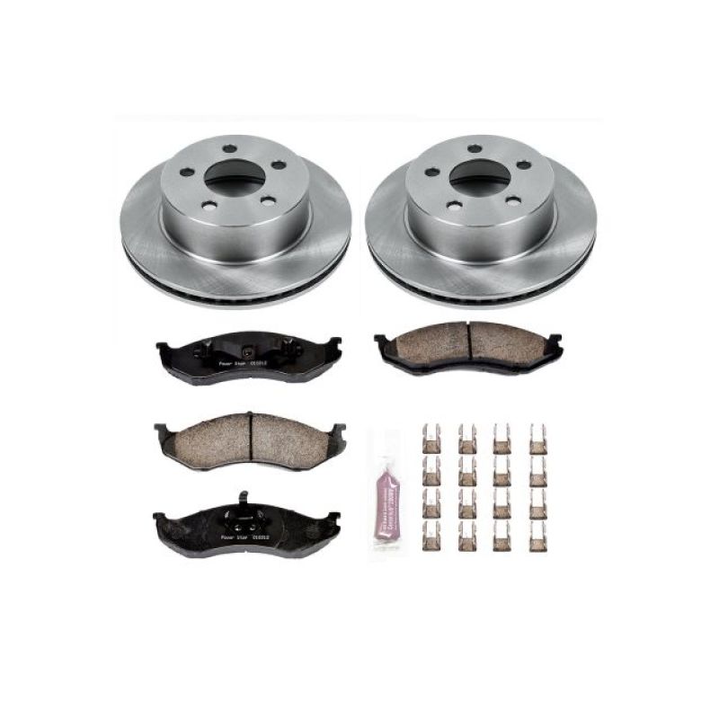 Power Stop 99-01 Jeep Cherokee Front Autospecialty Brake Kit - KOE2152