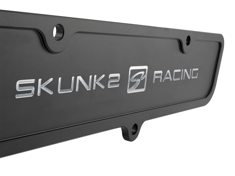 Skunk2 Black Anodized Billet 6061 Aluminum Intake & Exhaust Port Covers - K-Series Cylinder Heads - 666-05-0100
