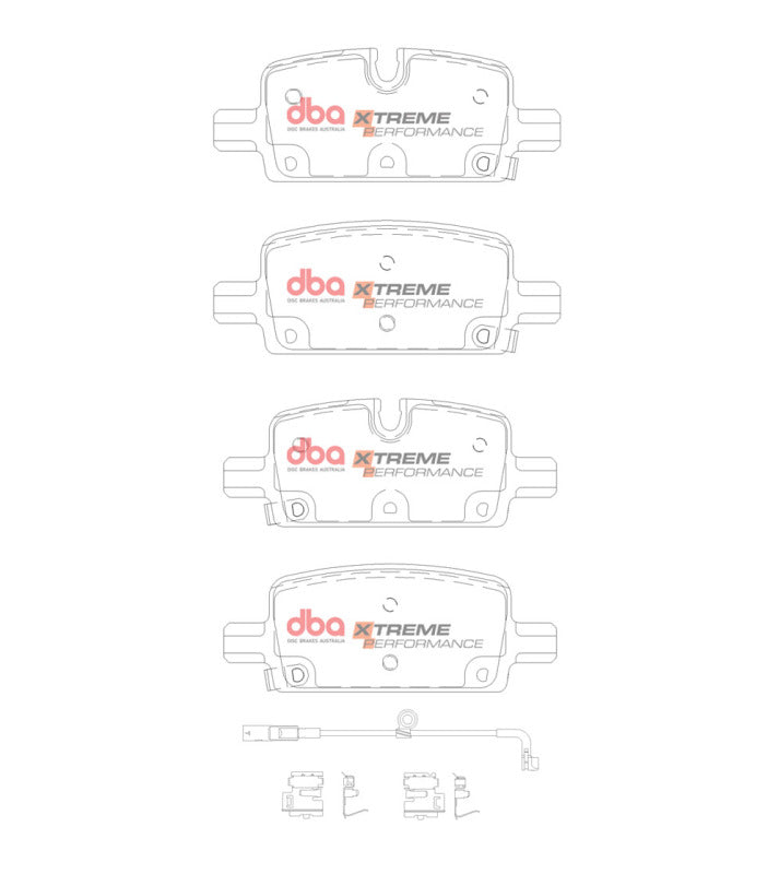 DBA 21-23 Cadillac Escalade (w/6 Piston BBK) Rear XP Performance Brake Pads - DB15146XP