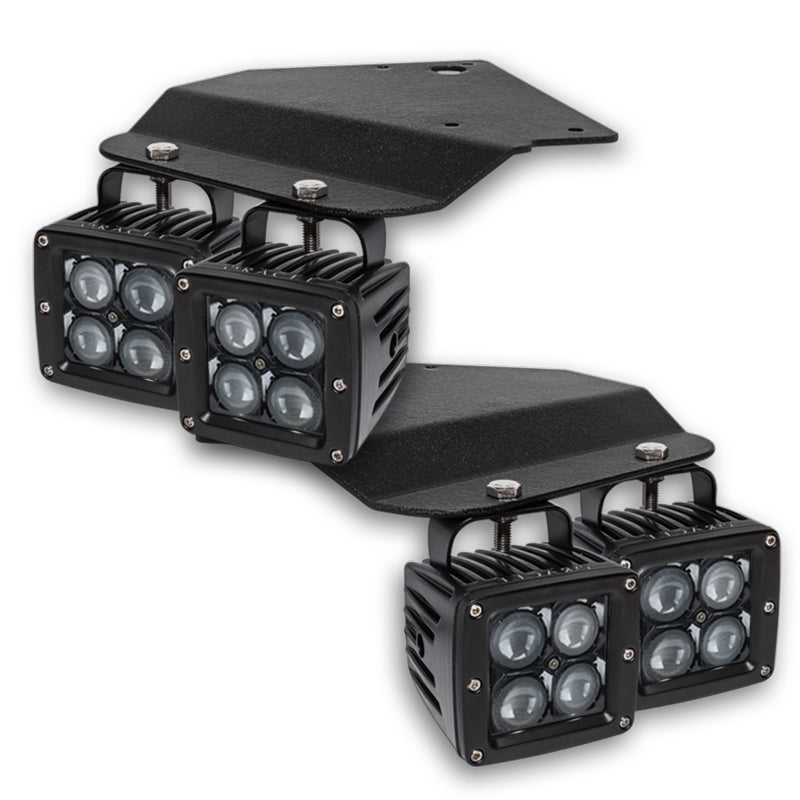 Oracle 10-14 Ford Raptor Fog Light Replacement Brackets/Lights SEE WARRANTY - 2149-504