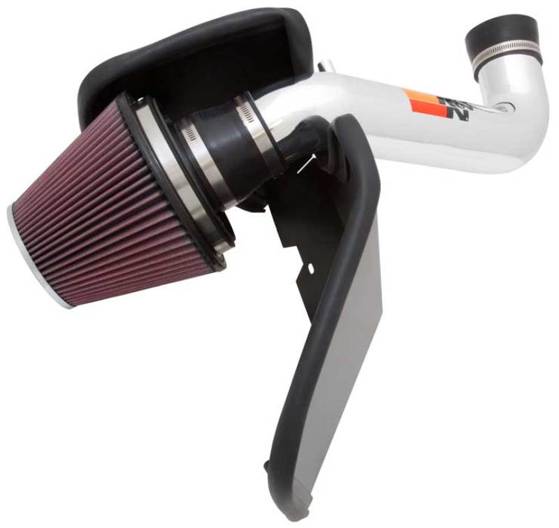 K&N 05-08 Dodge Dakota V8-4.7L High Flow Performance Kit - 77-1546KP for 2005-2010 Dodge Dakota - angle view