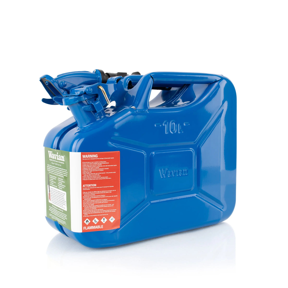 Wavian Blue 5 litre steel jerry can 3028 — main view