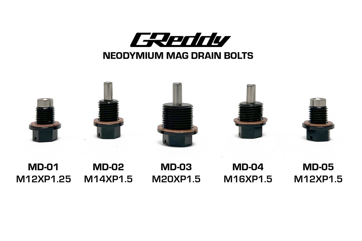 GReddy - GReddy Magnetic Oil Drain Plug(s) (or Washer Set) - 23901302