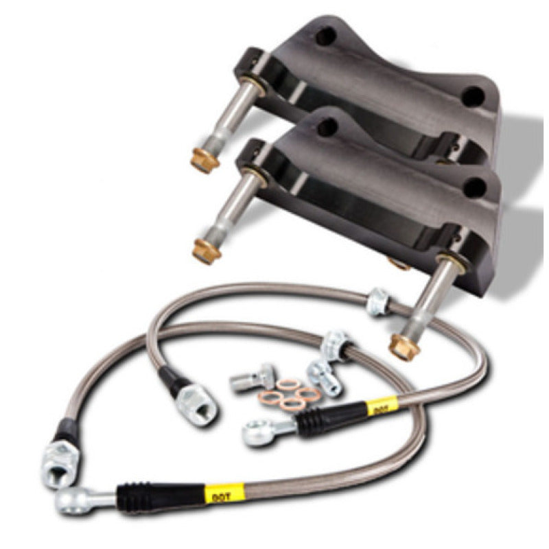 StopTech BBK 5/93-98 Supra / 92-00 Lexus SC300/SC400 Front Silver ST-60 Calipers 355x32 Slotted Roto - 83.857.6700.61