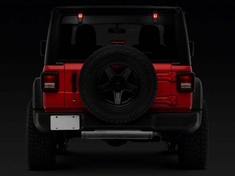 Raxiom 18-23 Jeep Wrangler JL Axial Series Rear Window Glass Hinge LED Lights - J155993-JL