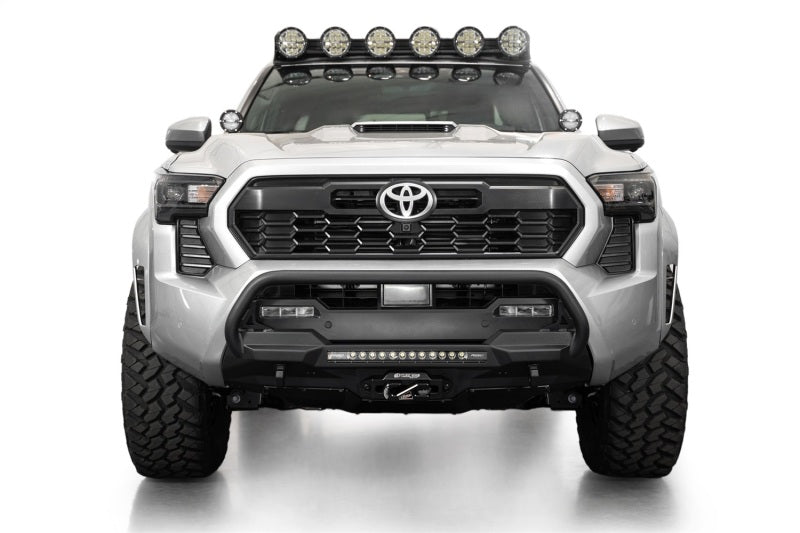 ADD 2024+ Toyota Tacoma Stealth Center Mount Winch Front Bumper w/ Top Hoop - F6703512601NA