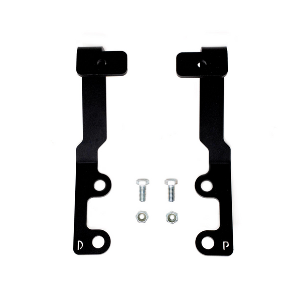 Cali Raised 2022+ Toyota Tundra Low Profile Ditch Light Brackets - CR3798 - front view